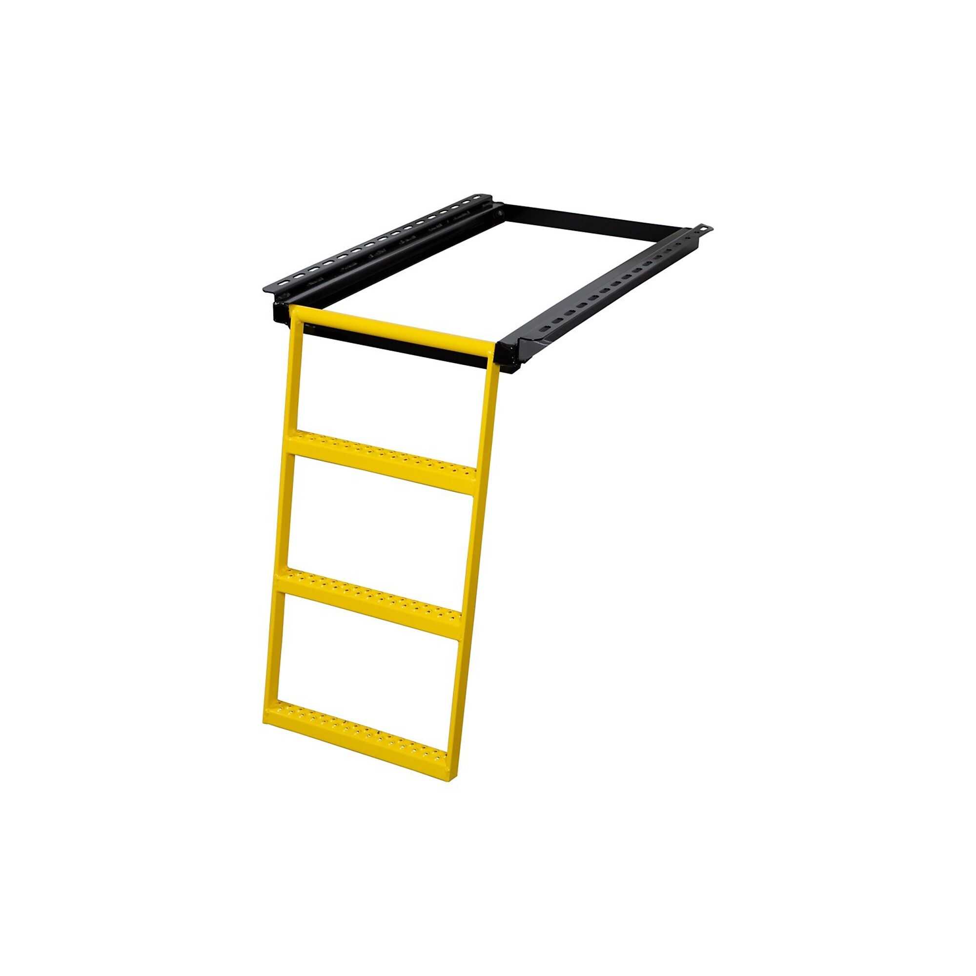 Buyers Products Yellow 3-Rung Retractable Truck Step, Model # 5233000YEL